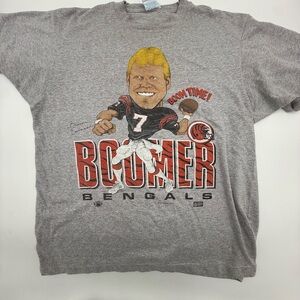 Gray Short-Sleeve 'Boomer' Bengals Graphic Tee